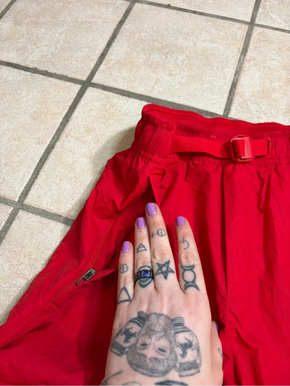 NWT Lululemon UV-Protective Hiking Short *6” (Oxford Red) Size M